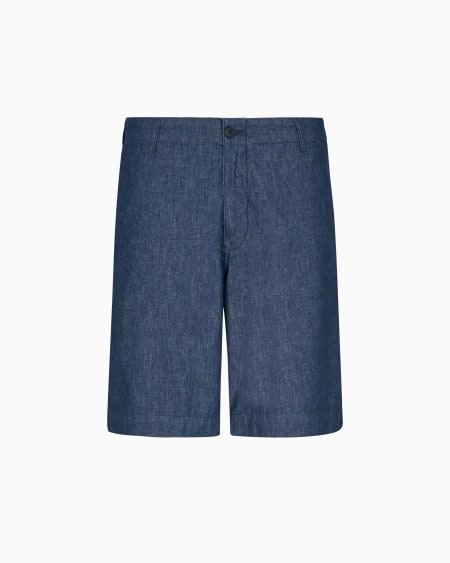 Armani Bermudas de denim cambray cápsula Peace ASV