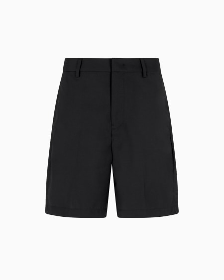 Armani Bermudas de lana fría superligera