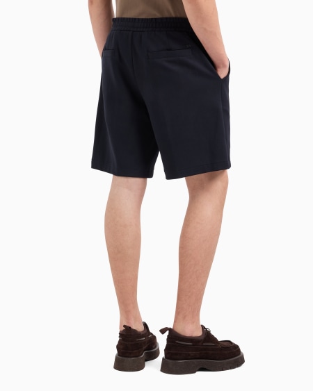 Armani Bermudas De Punto Con Canalé
