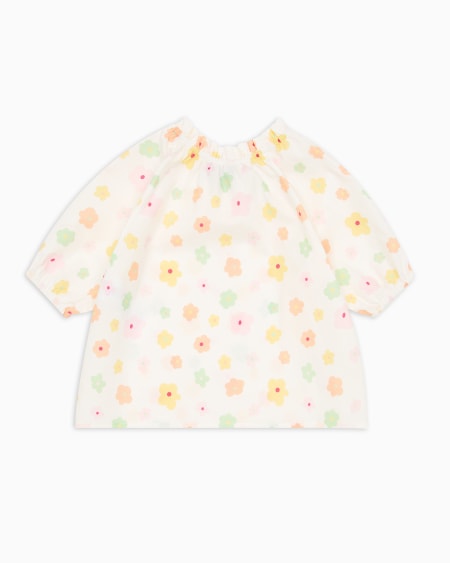 Armani Blusa De Popelina Con Estampado Integral