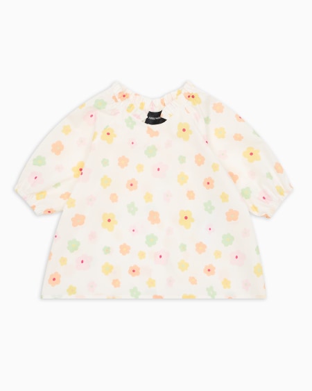 Armani Blusa de popelina con estampado integral