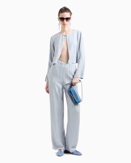 Armani Blusa De Viscosa Texturizada