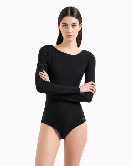 Armani Body De Estar Por Casa De Punto De Lúrex