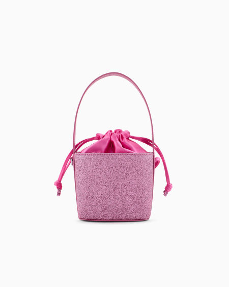 Armani Bolso Bandolera Con Purpurina Y Cordón