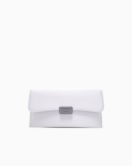 Armani Bolso de mano baguette de satén