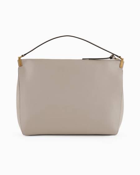 Armani Bolso De Mano Grande De Piel Lisa