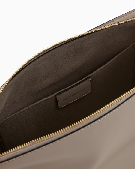 Armani Bolso De Mano Grande De Piel Lisa