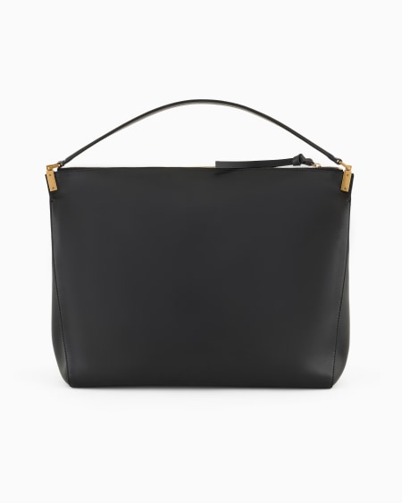 Armani Bolso De Mano Grande De Piel Lisa