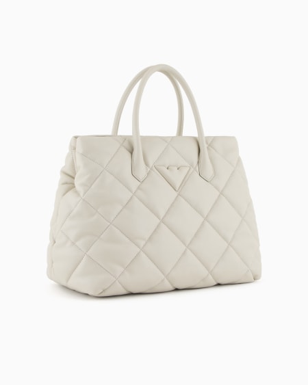Armani Bolso De Mano Grande Efecto Napa Acolchada