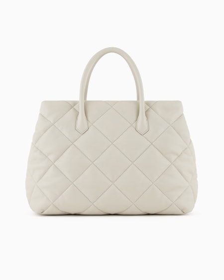 Armani Bolso De Mano Grande Efecto Napa Acolchada