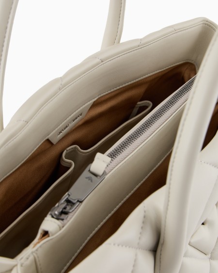 Armani Bolso De Mano Grande Efecto Napa Acolchada