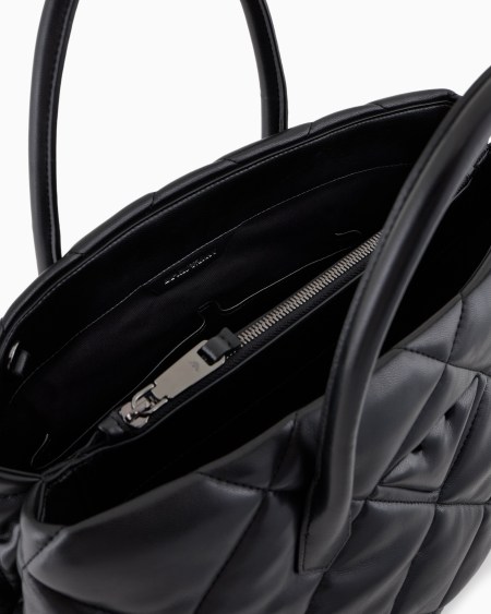 Armani Bolso De Mano Grande Efecto Napa Acolchada