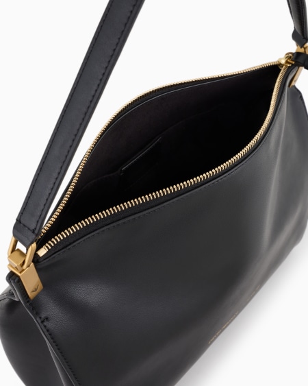 Armani Bolso De Mano Mediano De Piel Lisa