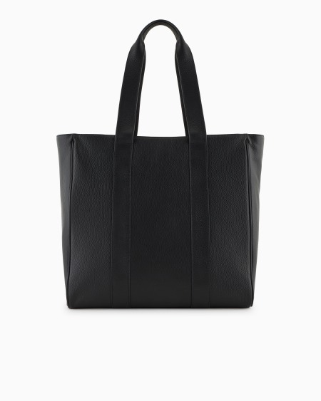 Armani Bolso Shopper De Piel Abatanada