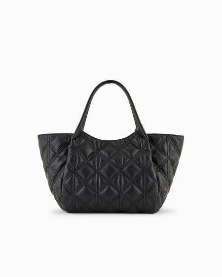 Armani Bolso Shopper Efecto Napa Acolchada