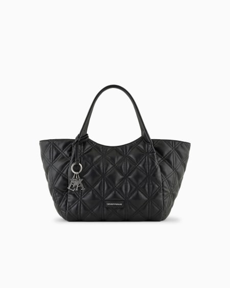 Armani Bolso shopper efecto napa acolchada