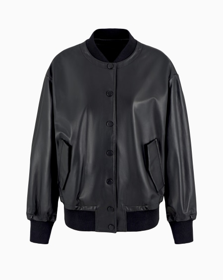 Armani Bomber en napa de cordero semianilina