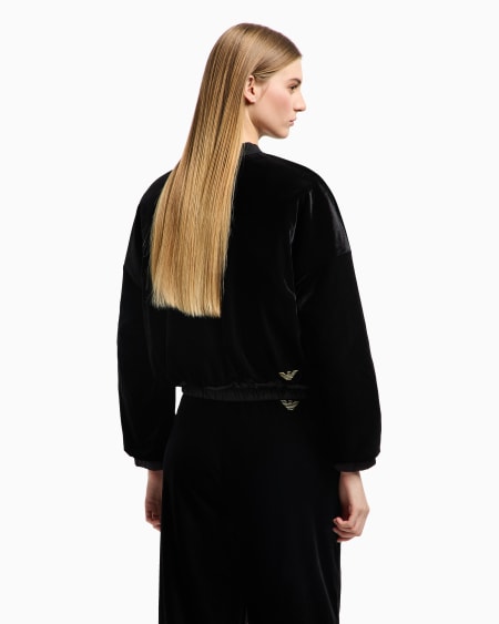 Armani Bomber Reversible De Chenilla