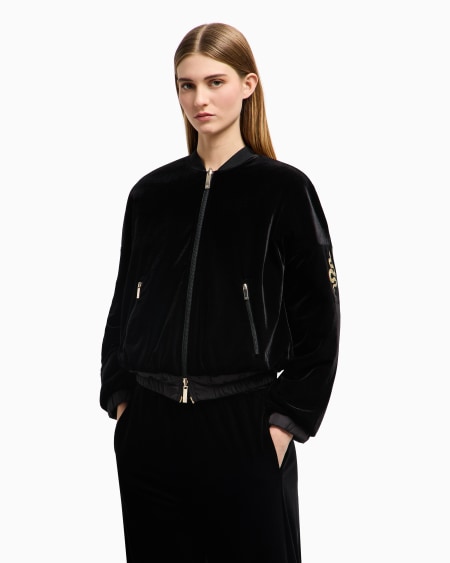 Armani Bomber Reversible De Chenilla