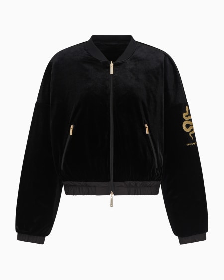 Armani Bomber Reversible De Chenilla