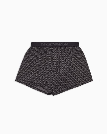 Armani Bóxer Con Mezcla De Estampados