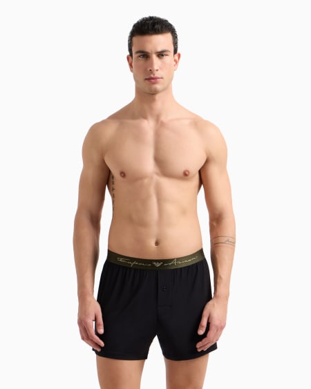 Armani Bóxer De Modal Suave