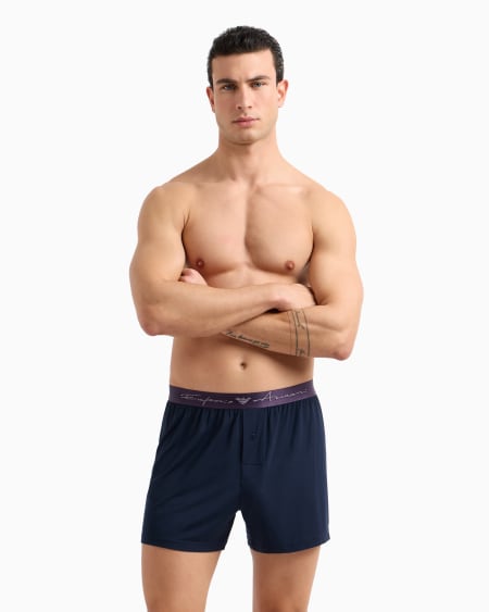 Armani Bóxer De Modal Suave