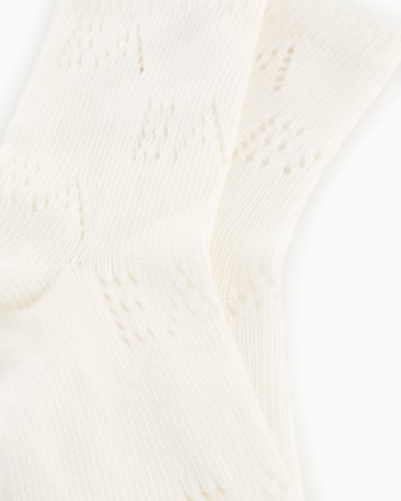 Armani Calcetines Cortos Con Logotipo EA Perforado