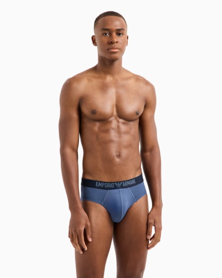 Armani Calzoncillo Slip De Microfibra Basic