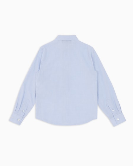 Armani Camisa Con Bordado En El Puño