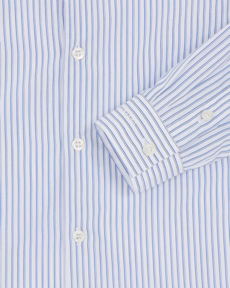 Armani Camisa Con Bordado En El Puño