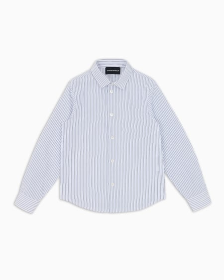 Armani Camisa Con Bordado En El Puño