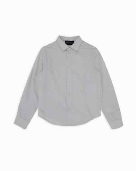 Armani Camisa con motivo integral de microáguilas