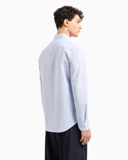Armani Camisa De Algodón Efecto Sirsaca