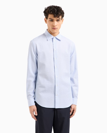 Armani Camisa De Algodón Efecto Sirsaca