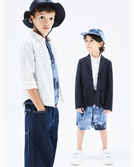 Armani Camisa De Lino Con Bordado De águila