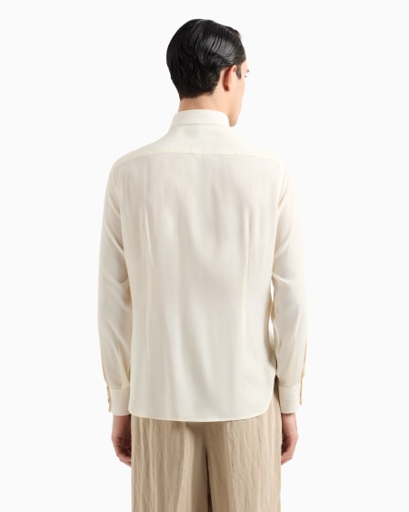 Armani Camisa De Mezcla De Lyocell Y Viscosa ASV