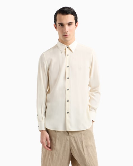 Armani Camisa De Mezcla De Lyocell Y Viscosa ASV