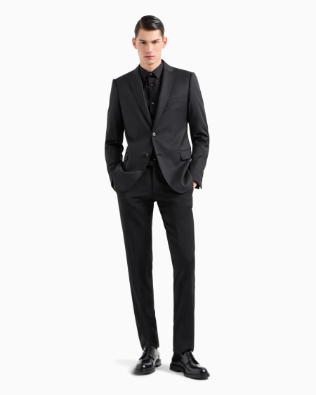 Armani Camisa De Mezcla De Nailon Elástico