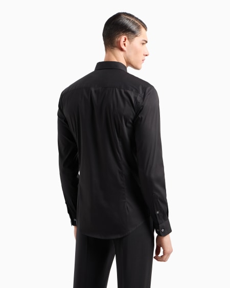 Armani Camisa De Mezcla De Nailon Elástico