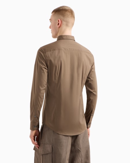 Armani Camisa De Mezcla De Nailon Elástico