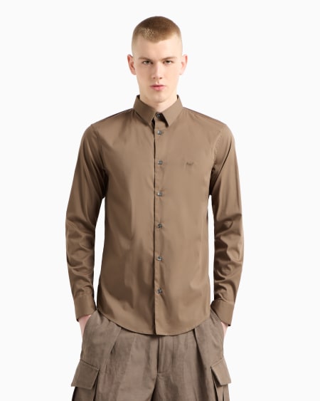 Armani Camisa De Mezcla De Nailon Elástico