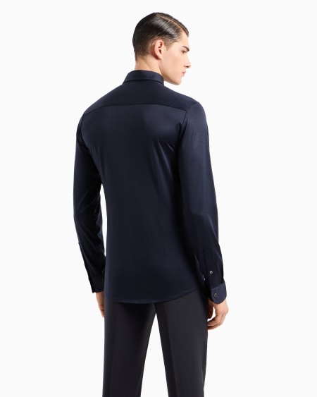 Armani Camisa De Punto De Mezcla De Lyocell ASV