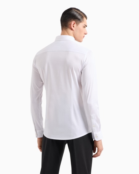 Armani Camisa De Punto De Mezcla De Lyocell ASV
