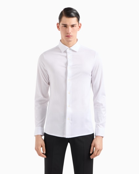 Armani Camisa De Punto De Mezcla De Lyocell ASV