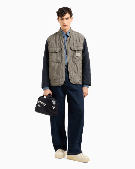 Armani Camisa En Cambray De Algodón