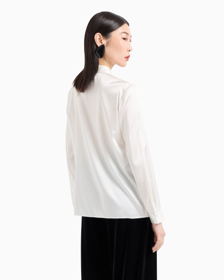 Armani Camisa En Raso De Seda