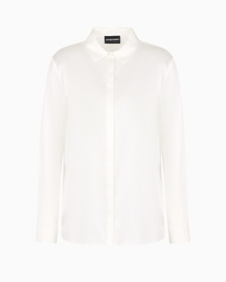 Armani Camisa En Raso De Seda