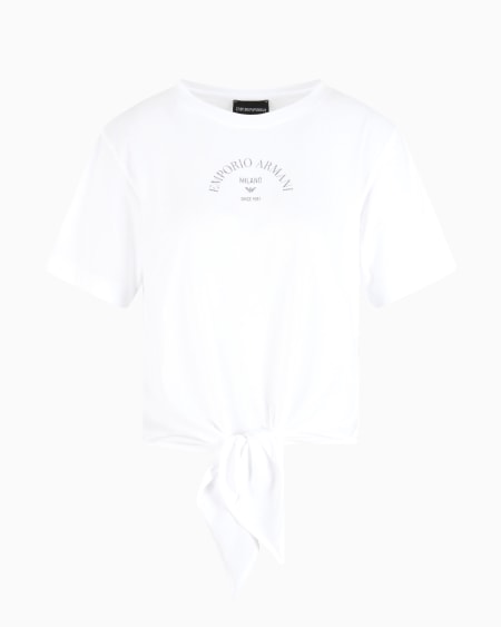 Armani Camiseta con nudo de punto ligero