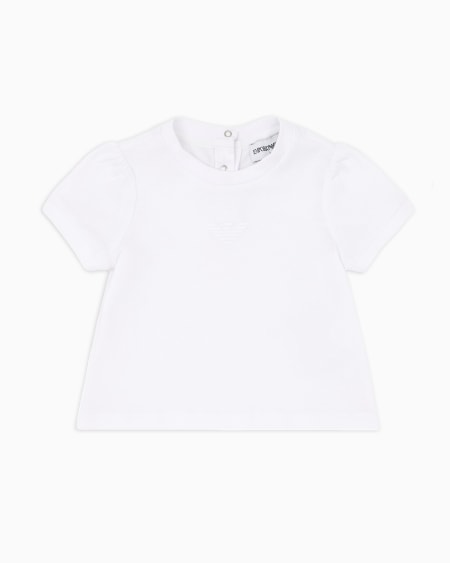 Armani Camiseta de punto con águila de purpurina